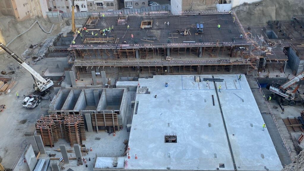Subcontractor for concrete, works makkah