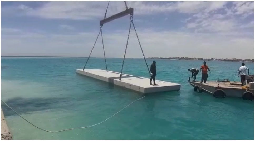 subcontracting construction services for Concrete Pontoon and Breakwater Civil Work: