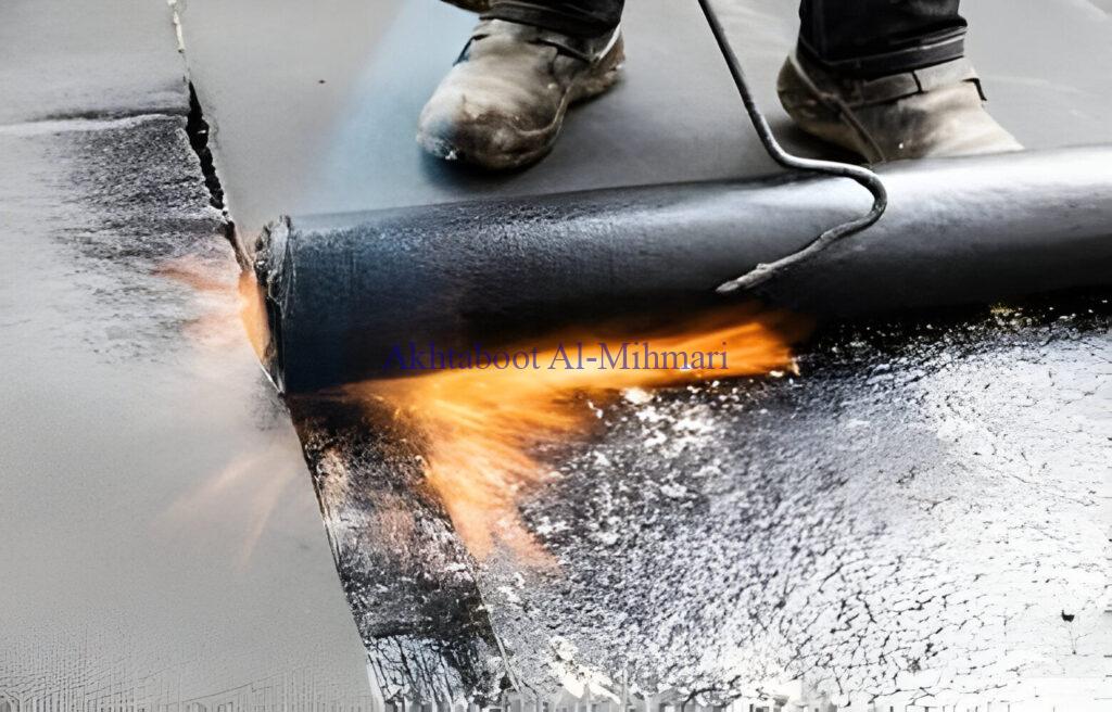 Bituminous Waterproofing Membrane applying to the building's concrete slab: We have been one of the top waterproofing and insulation companies since 2008. From leak repairs to thermal insulation, trust our company to safeguard your property